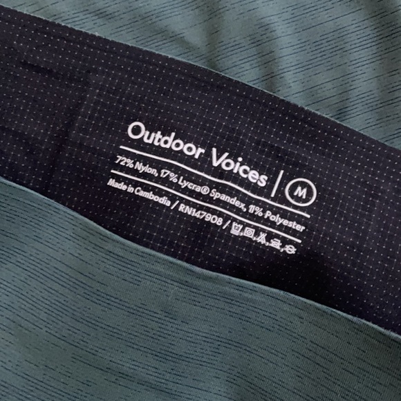 Core 7/8 leggings outdoor voices evergreen - Picture 4 of 5